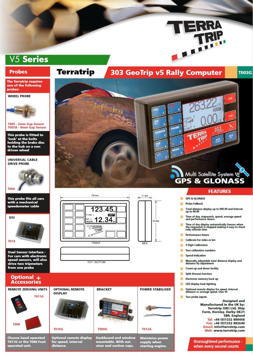 Terratrip 303 GeoTrip mit GPS v5