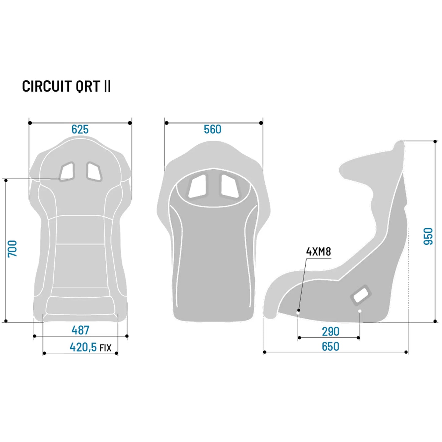 Sparco Sitz Circuit QRT / Circuit II QRT