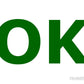 OK / SOS Schild A3