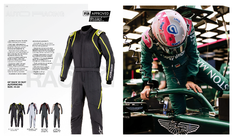 Rennoverall Alpinestars Atom - FIA 8856-2018